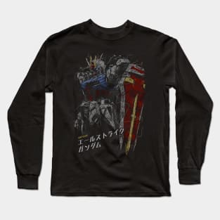 Scribble Gundam Strike Long Sleeve T-Shirt